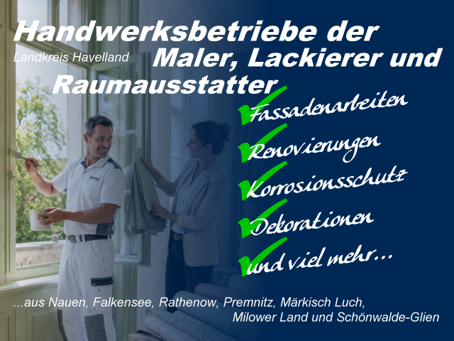 Innung Maler, Lackierer und Raumausstatter Havelland
